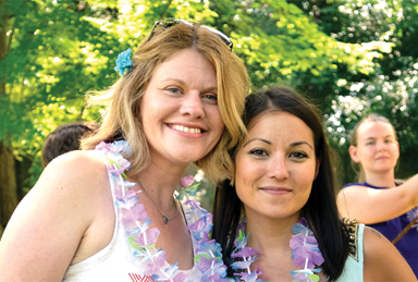 Karen and April