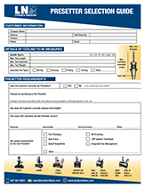 Presetter Selection Guide